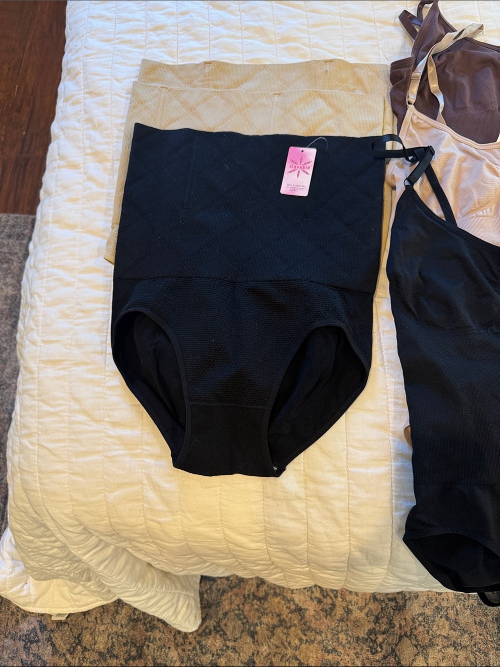 SPANX Black and Brown Legging & Tank Set - Picture 7 of 9